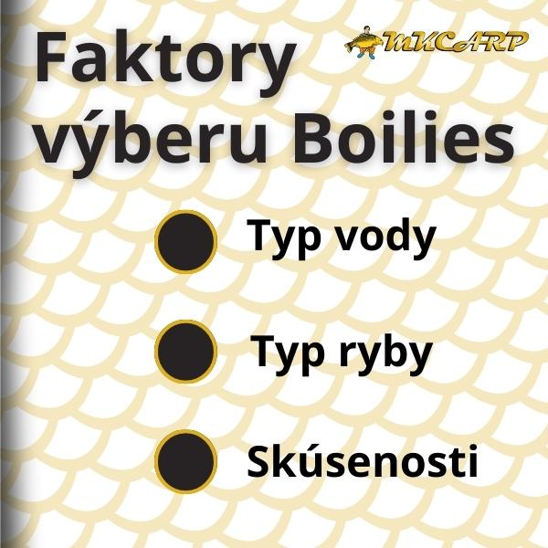 Faktory výberu Boilies | Blog Mkcarp.sk